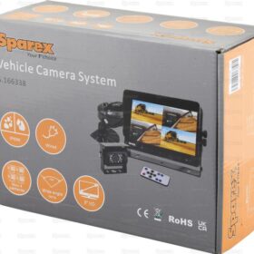 Sistema retrocamera cablato Con 9″ e 4 Quadranti