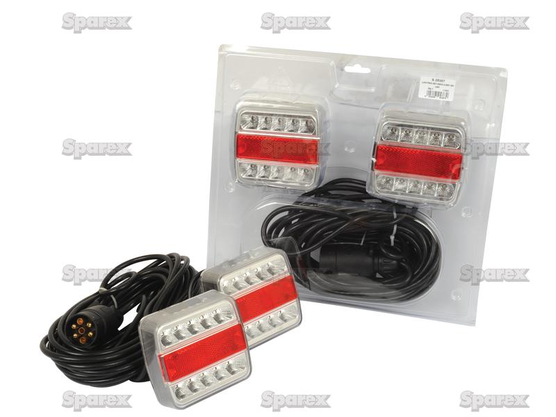 S.25387 LED Kit Fanali, Funzioni: 4, Stop / Posizione / Freccia / Targa. - immagine 1
